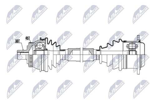 Antriebswelle nty npw 102 - antriebswelle,